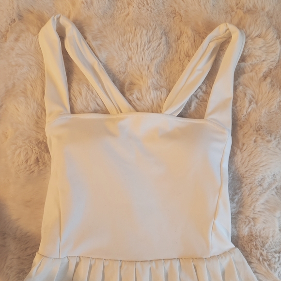 Varley Carina Dress In Bright White Size Small - Picture 10 of 16